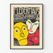 Vintage-Poster Fledermaus Theater und Kabarett – Künstlerische Wanddekoration