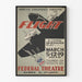 Vintage-Poster Theater Flight - Retro-Wanddekoration Artem Legrand