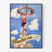 Vintage-Poster Fluodiose – Retro-Wanddekoration Gesundheit und Wachstum