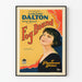 Vintage-Poster Fog Bound mit elegantem Frauenporträt