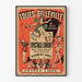 Vintage-Poster Folies-Belleville Konzert-Show Wanddekoration