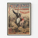Poster Folies Bergère Colonel D. Boone und Miss Carlotta