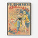Vintage-Poster La Belle et La Bête - Folies Bergère - Wanddekoration Theaterposter