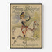 Poster Folies Bergère mit Lona Barrison auf weißem Pferd