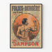 Vintage-Poster Folies Bergère Sampson Wanddekoration