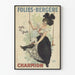 Vintage-Poster Folies Bergère Charmion Jeden Abend