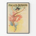 Plakat Folies Bergère Tänzerin im rosa Tutu
