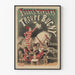 Vintage-Poster Folies Bergère Truppe Bugny mit Zirkustieren