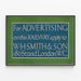 Vintage-Werbeplakat Eisenbahn W.H. Smith & Son — gerahmtes Bild an der Wand