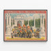 Vintage-Poster Forepaugh & Sells Brothers Great Shows - Umzug am Siegesbogen — gerahmtes Bild an der Wand
