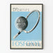 Vintage-Tennis-Poster Fosfoxyl Wanddekoration Sportlich