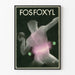 Vintage-Dekorationsposter Fos Foxyl im grafischen Stil