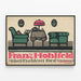 Vintage-Poster Franz Hohlfeld Möbel und Tischlerarbeiten Forst — gerahmtes Bild an der Wand