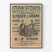 Vintage-Poster von Frascati-Konzerte und Bälle mit den Dirigenten Litolff & Arban