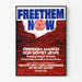 Plakat Solidarität Free Them Now für den Marsch der Sowjetischen Juden