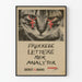 Vintage-Frauenrechtler-Poster mit Katze und weiblichen Symbolen