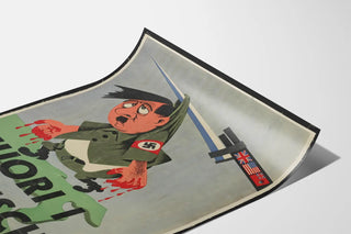 Historisches Propagandaposter Fuori I Tedeschi