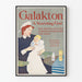 Vintage-Poster Galakton, nährstoffreiche Ernährung für Babys und Mütter