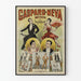 Vintage-Poster Gaspard Neva Duettisten - Verwandlungsspektakel
