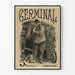 Vintage-Poster Germinal - Sozialroman von Émile Zola