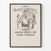 Vintage-Poster Opern Gilbert & Sullivan Wanddekoration