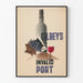 Vintage-Werbeplakat Gilbey's Invalid Port
