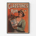 Vintage-Poster Gladstone's Rum - Retro-Wanddekoration