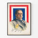 Vintage-Poster Porträt William Howard Taft Wanddekoration