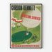 Vintage-Poster Gordon Bennett Warschau 1936 - Retro-Wanddekoration
