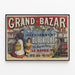 Vintage-Poster Großes Bazaar Le Havre — gerahmtes Bild an der Wand