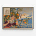 Vintage-Poster des Grand Hôtel Palma de Mallorca 1902 — gerahmtes Bild an der Wand
