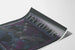 Abstraktes Design-Poster Fortune Globe und Telefonleitungen