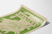 Vintage-Poster Grüne Banknoten Schlange Grün
