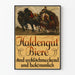 Vintage-Poster Haldengut Bier - Retro-Wanddekoration
