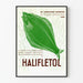 Vintage-Poster Halifletol Lebertran aus Kabeljau-Leberöl