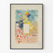 Vintage-Poster Hütehalle Paris elegante Wanddekoration