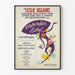 Vintage-Musikposter Hallelujah Baby Wanddekoration