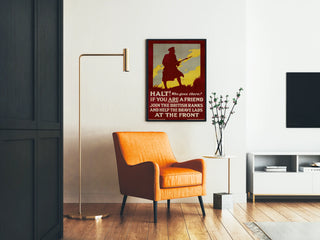 Vintage-Militärposter britische Rekrutierung