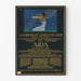 Vintage-Poster vom Hamburger Stadttheater Aida von Giuseppe Verdi