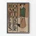 Vintage-Poster Harper's Oktober 8 - Alte Mode-Illustration
