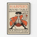 Vintage-Poster Harper's Round Table - 4. Juli 1776