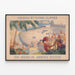 Vintage-Poster Hawaii von Flying Clipper Pan American Airways System — gerahmtes Bild an der Wand