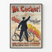 Vintage-Poster Hé Cocher bei Michaut – Fahrrad- und Kutschenreparaturen
