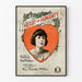 Vintage-Poster Herz der Menschlichkeit Dekorativ