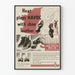 Vintage-Poster zur Pflege von Lederschuhen gegen Hitze