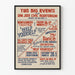 Vintage-Poster für Veranstaltung im Theater und Tanz im San Jose Civic Auditorium