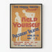 Vintage-Poster Theater Help Yourself Wanddekoration