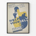 Vintage-Poster Help Yourself - Retro-Theater Wanddekoration