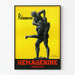 Vintage-Poster Hémagéine Giraud - Wanddekoration Kraft