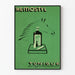 Vintage-Poster Hemostyl Tonisch Polyhormonell - Grüne Wanddekoration